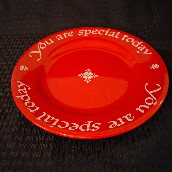 The Original Red Plate Company You Are Special Today 1979 Made in Germany - Picture 3 of 7